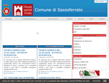 Tablet Screenshot of comune.sassoferrato.an.it